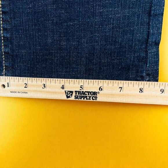 Southpole Jeans Womens 5 Bootcut Flare Stretch Embroidered Pockets Y2K Denim - Picture 10 of 14